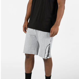 Ethika Bomber Heather Men's Raw Edge Shorts MEDIUM